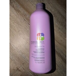 Pureology Hydrate Shampoo 33.8 fl oz Vegan Sulfate Free 1 liter hair care